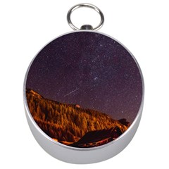 Italy Cabin Stars Milky Way Night Silver Compasses by BangZart