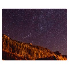 Italy Cabin Stars Milky Way Night Double Sided Flano Blanket (medium)  by BangZart