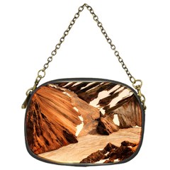 Iceland Mountains Snow Ravine Chain Purses (one Side)  by BangZart