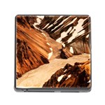 Iceland Mountains Snow Ravine Memory Card Reader (Square) Front