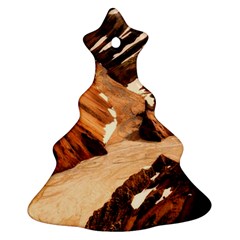 Iceland Mountains Snow Ravine Ornament (christmas Tree) 