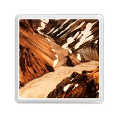 Iceland Mountains Snow Ravine Memory Card Reader (square)  by BangZart