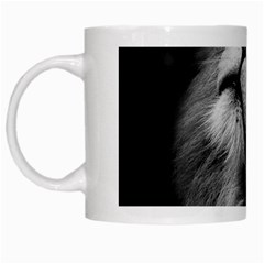 Feline Lion Tawny African Zoo White Mugs by BangZart