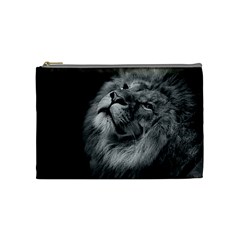 Feline Lion Tawny African Zoo Cosmetic Bag (medium)  by BangZart