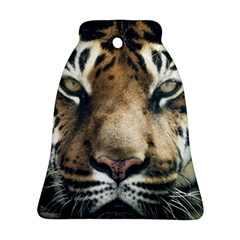 Tiger Bengal Stripes Eyes Close Bell Ornament (two Sides) by BangZart