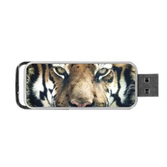 Tiger Bengal Stripes Eyes Close Portable Usb Flash (two Sides) by BangZart