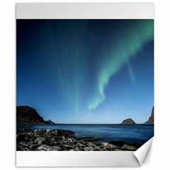 Aurora Borealis Lofoten Norway Canvas 8  X 10  by BangZart