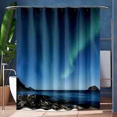 Aurora Borealis Lofoten Norway Shower Curtain 60  X 72  (medium)  by BangZart