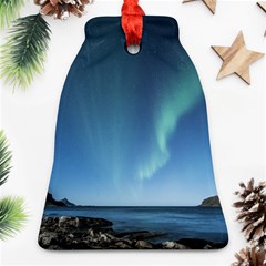 Aurora Borealis Lofoten Norway Ornament (bell) by BangZart