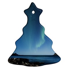 Aurora Borealis Lofoten Norway Christmas Tree Ornament (two Sides) by BangZart