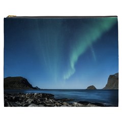 Aurora Borealis Lofoten Norway Cosmetic Bag (xxxl)  by BangZart