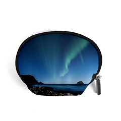 Aurora Borealis Lofoten Norway Accessory Pouches (small)  by BangZart