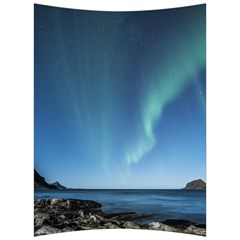 Aurora Borealis Lofoten Norway Back Support Cushion by BangZart