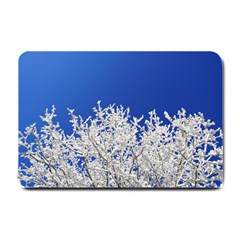 Crown Aesthetic Branches Hoarfrost Small Doormat  by BangZart