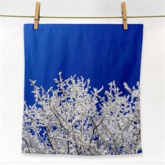 Crown Aesthetic Branches Hoarfrost Face Towel by BangZart