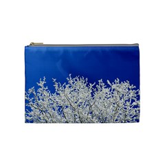 Crown Aesthetic Branches Hoarfrost Cosmetic Bag (medium)  by BangZart