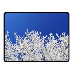 Crown Aesthetic Branches Hoarfrost Fleece Blanket (small) by BangZart