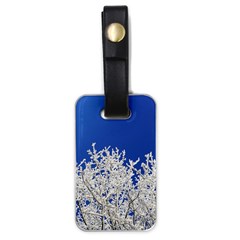 Crown Aesthetic Branches Hoarfrost Luggage Tags (one Side)  by BangZart