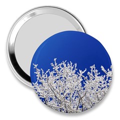 Crown Aesthetic Branches Hoarfrost 3  Handbag Mirrors by BangZart