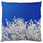 Crown Aesthetic Branches Hoarfrost Standard Flano Cushion Case (One Side) Front