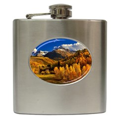 Colorado Fall Autumn Colorful Hip Flask (6 Oz) by BangZart