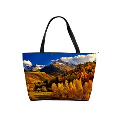 Colorado Fall Autumn Colorful Shoulder Handbags by BangZart