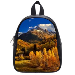 Colorado Fall Autumn Colorful School Bag (small) by BangZart