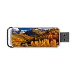 Colorado Fall Autumn Colorful Portable Usb Flash (one Side) by BangZart