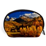 Colorado Fall Autumn Colorful Accessory Pouches (Large)  Front