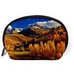 Colorado Fall Autumn Colorful Accessory Pouches (Large)  Back