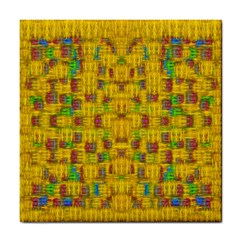 Rainbow Stars In The Golden Skyscape Tile Coasters by pepitasart