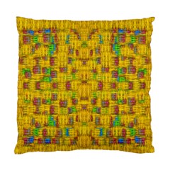 Rainbow Stars In The Golden Skyscape Standard Cushion Case (two Sides) by pepitasart