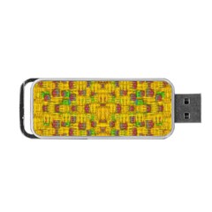 Rainbow Stars In The Golden Skyscape Portable Usb Flash (two Sides) by pepitasart