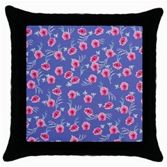 Roses And Roses Throw Pillow Case (black) by jumpercat