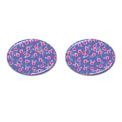 Roses And Roses Cufflinks (oval) by jumpercat