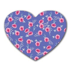 Roses And Roses Heart Mousepads by jumpercat