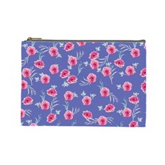 Roses And Roses Cosmetic Bag (large)  by jumpercat