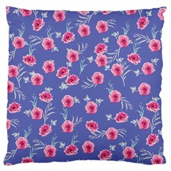 Roses And Roses Large Cushion Case (one Side) by jumpercat