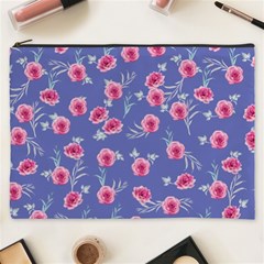 Roses And Roses Cosmetic Bag (xxxl)  by jumpercat