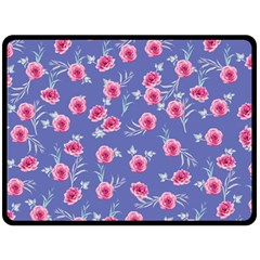 Roses And Roses Double Sided Fleece Blanket (large)  by jumpercat