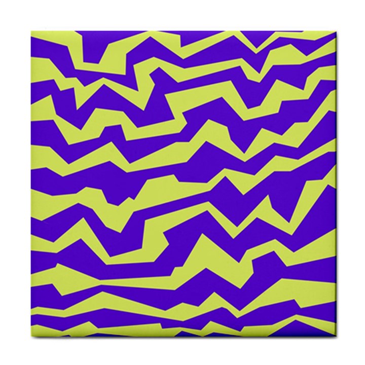 Polynoise Vibrant Royal Tile Coasters