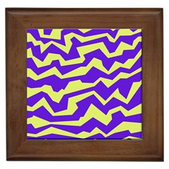 Polynoise Vibrant Royal Framed Tiles by jumpercat