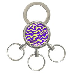 Polynoise Vibrant Royal 3-ring Key Chains by jumpercat