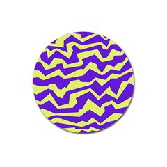 Polynoise Vibrant Royal Magnet 3  (round) by jumpercat