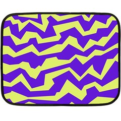 Polynoise Vibrant Royal Double Sided Fleece Blanket (mini)  by jumpercat