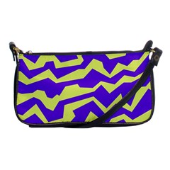 Polynoise Vibrant Royal Shoulder Clutch Bags by jumpercat