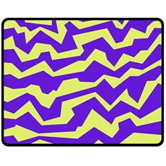 Polynoise Vibrant Royal Fleece Blanket (medium)  by jumpercat