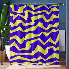 Polynoise Vibrant Royal Shower Curtain 60  X 72  (medium)  by jumpercat