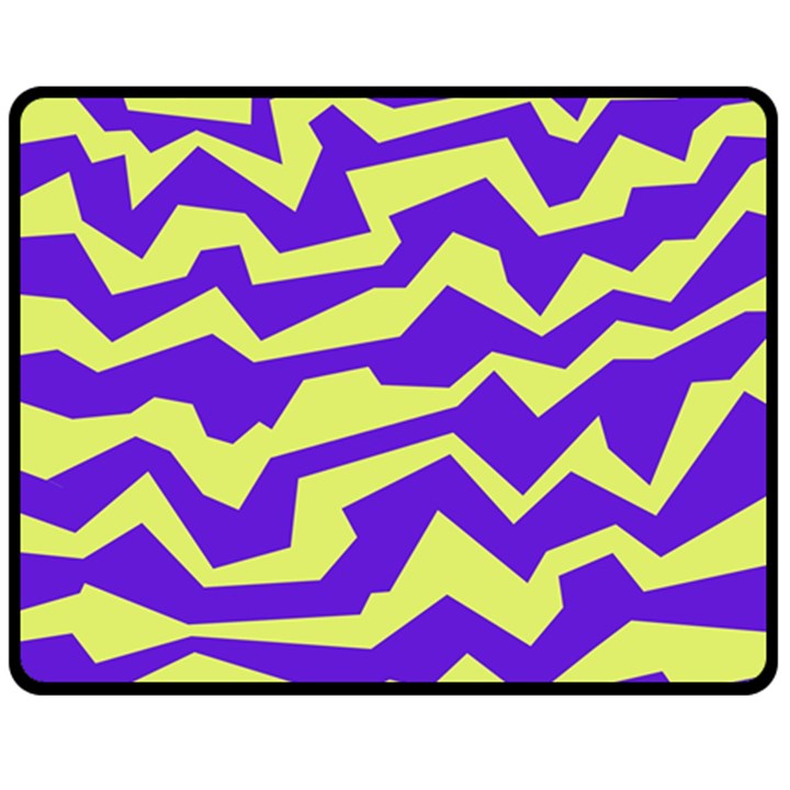 Polynoise Vibrant Royal Double Sided Fleece Blanket (Medium) 