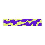 Polynoise Vibrant Royal Flano Scarf (Mini) Front